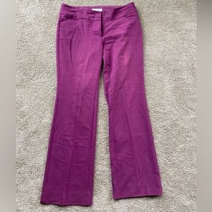 White House Black Market purple trousers
